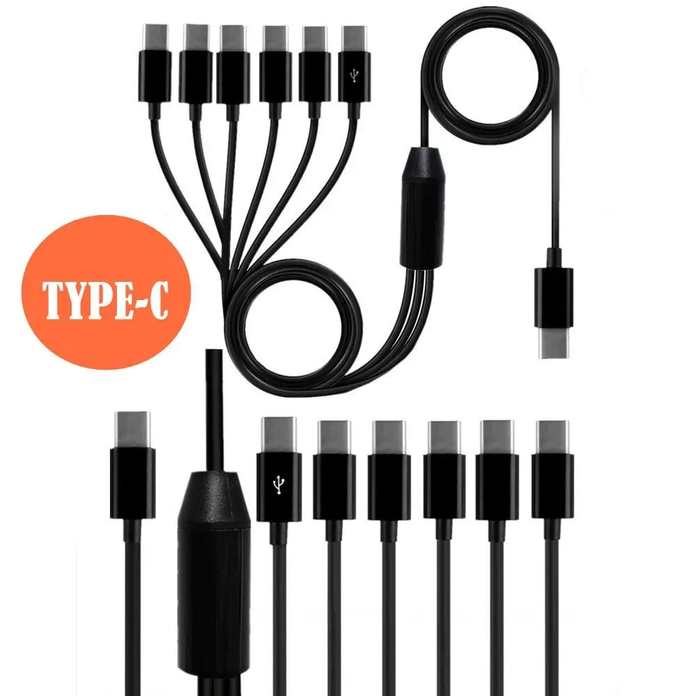 НОВЫЙ разъем типа C, разветвитель USB 2,0, универсальный кабель для синхронизации данных, Y-разъем, подключение нескольких устройств
