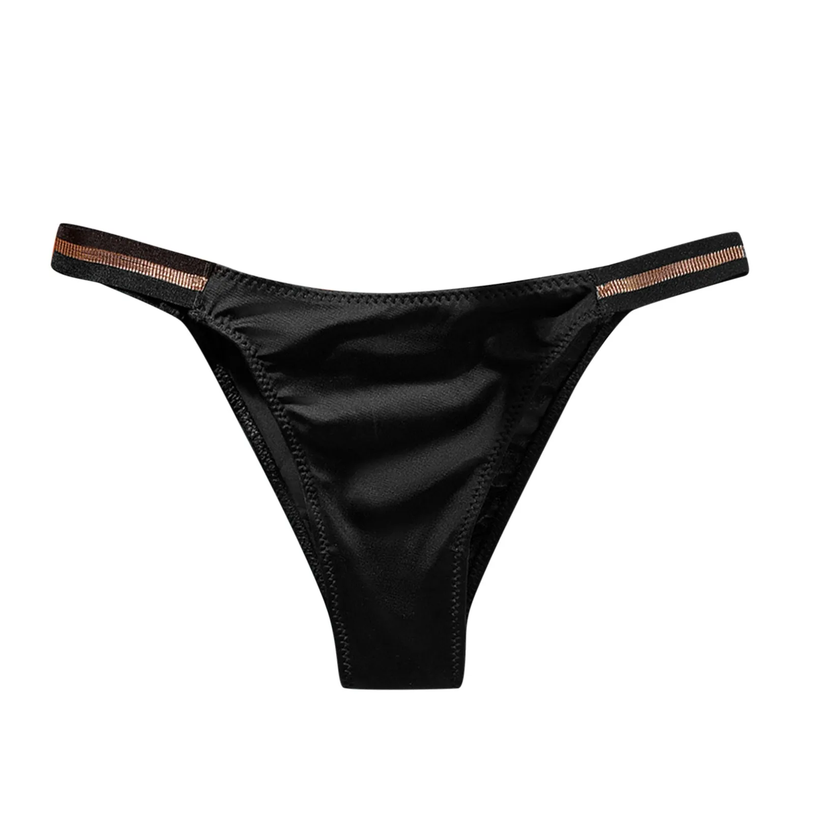 Perizoma senza cuciture in seta di ghiaccio da donna mutandine senza cuciture Sexy a vita bassa intimo senza cuciture solido T Back Lingerie Sexy Mini Braguitas