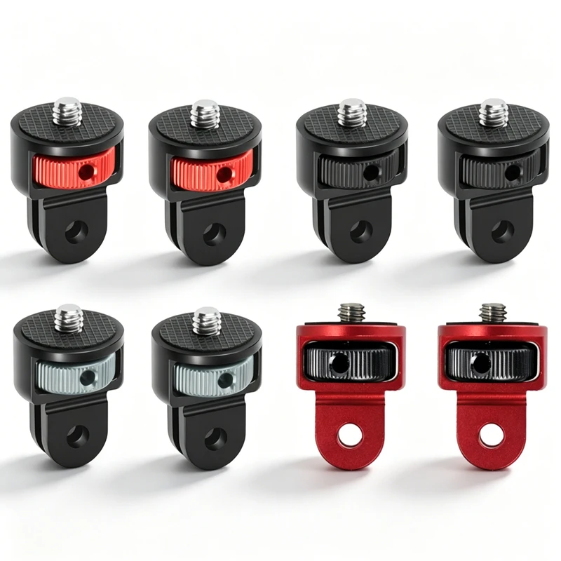 Konverter-Stativadapter 1/4 Schraubanschluss für GoPro Hero 13 12 11 10 9 8 Insta360 X6 X5 X4 DJI OSMO Action 6 5 4 Pocket 4 3 Nano