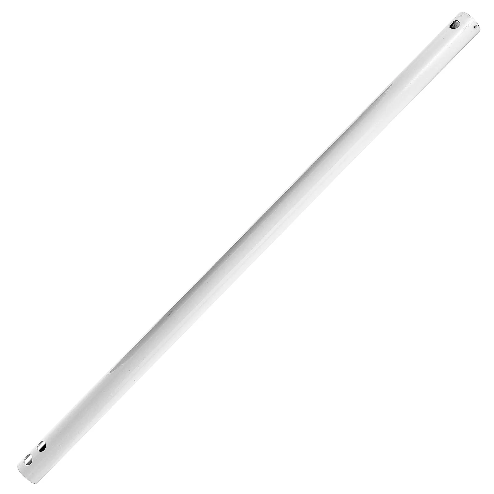 50Cm Ceiling Fan Extension Rod Heavy-Duty Iron Downrod for Universal Ceiling Fans Air Conditioners Secure Double-Hole Connection