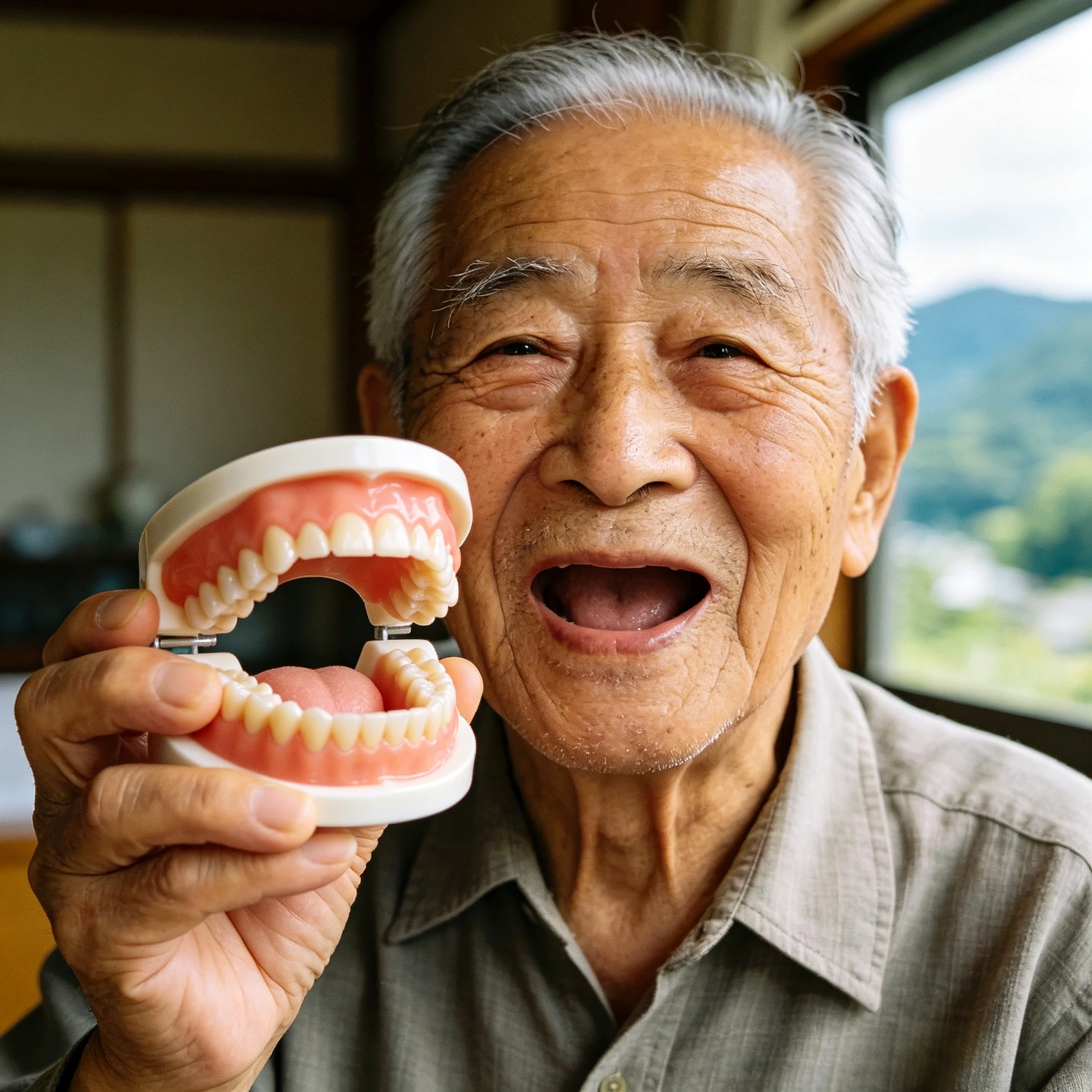 Full Set Natural Dentures Upper & Lower Silicone Fake Teeth Braces Comfort Fit Instant Confidence Smile Oral Care For Men Women