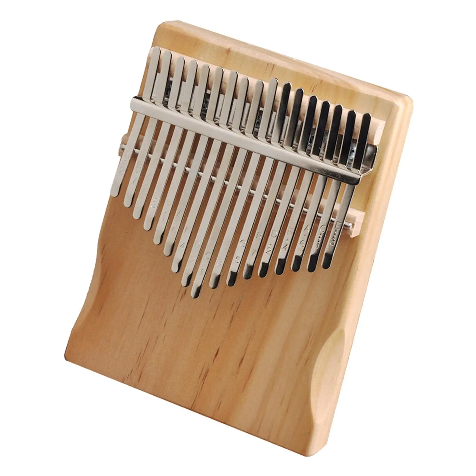 Kalimba 17 Key Thumb Piano Wooden Instrument with Detailed Learning Booklet and EVA Protective Box for Adults and Children