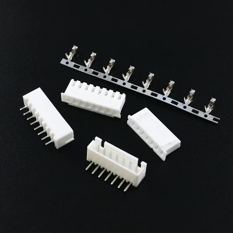 100 set/lot XH2.54mm Connector Plug + Socket Straight Pin Curved Pin + Terminal 8P/9P/10P/11P/12P
