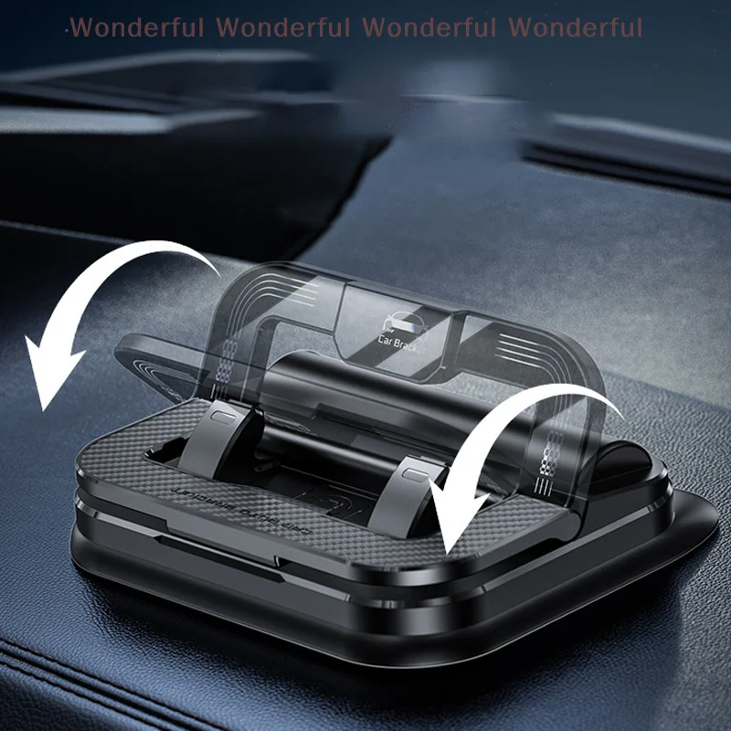 

Universal Car Phone Holder And Center Console Stand Two-in-One Adhesive Navigation Fixing Bracket for Vehicle Number Plate