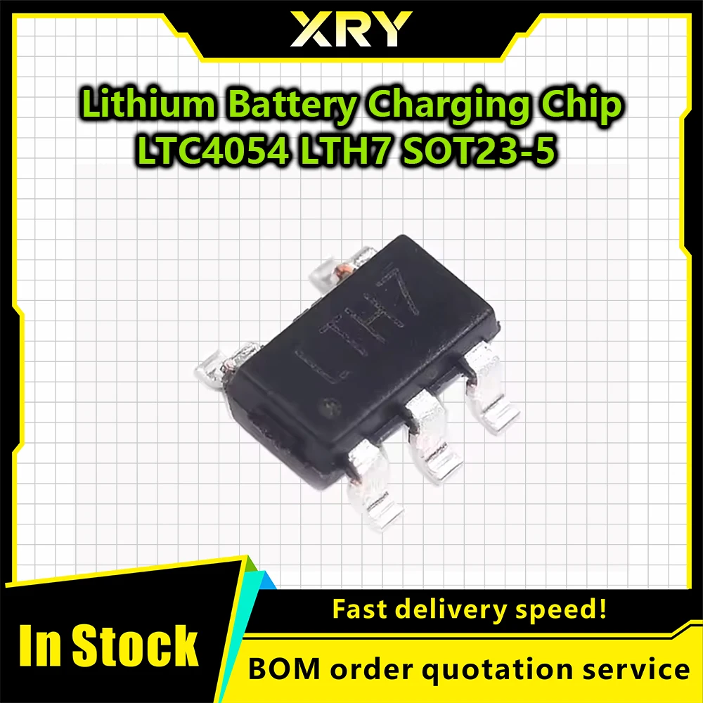 XRY 20-200pcs LTC4054 LTH7 SOT23-5 LTC4054ES5-4.2 SOT23 TP4054 PL4054 SMD Lithium Battery Charging Chip New Original
