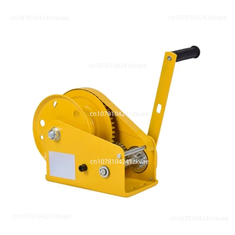 Hand Crank Two-Way Self-Locking Manual Winch 1800/2600LB Household Small Portable Traction Hoist With Brake Manual Winch