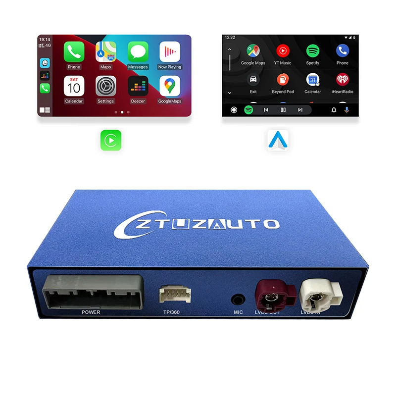 Draadloze CarPlay Android Auto interface voor Audi A3 A4 A5 A6 A7 A8 Q2 Q3 Q5 Q7, met Mirror Link AirPlay CarPlay ondersteuning camera - afbeelding 2