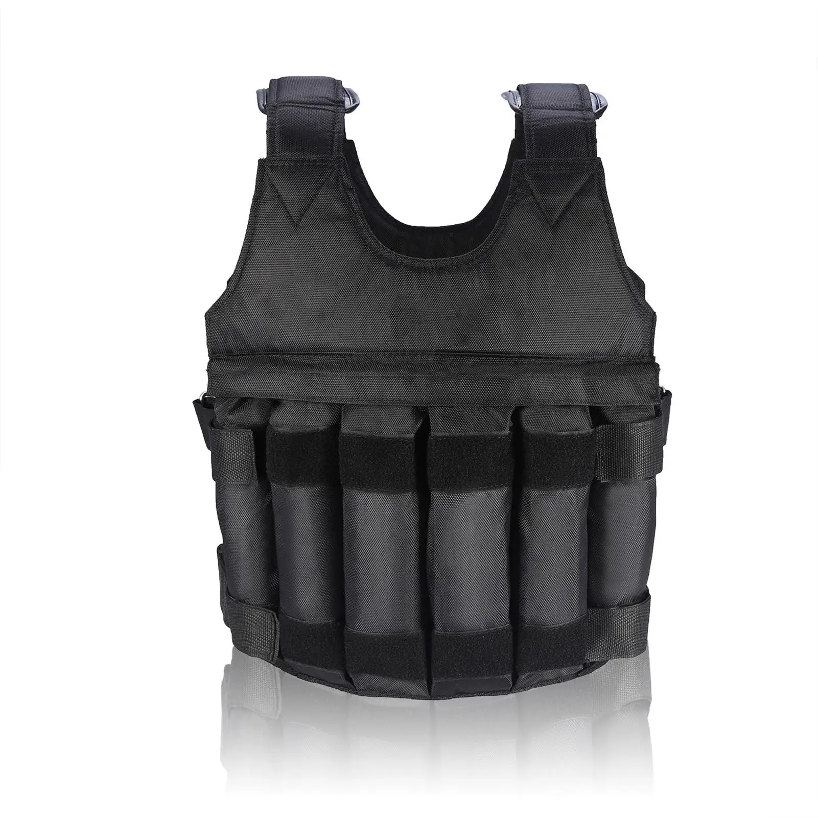 

Adjustable Weight Training Vest, Maximum Weight Capacity 110 lbs, Fitness Equipment (Steel and Sand Not Included)