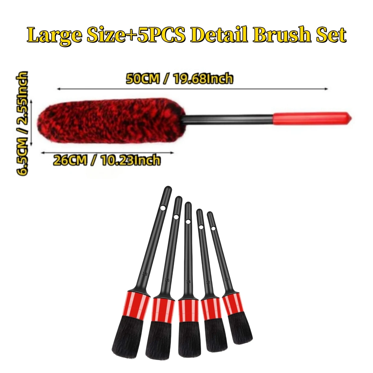 Autoband Wiel Detaillering Borstels Set Multifunctionele Car Cleaning Tools Voor Auto Velg Band Buigbaar Detail Schoon Gemakkelijk Auto Wassen Te