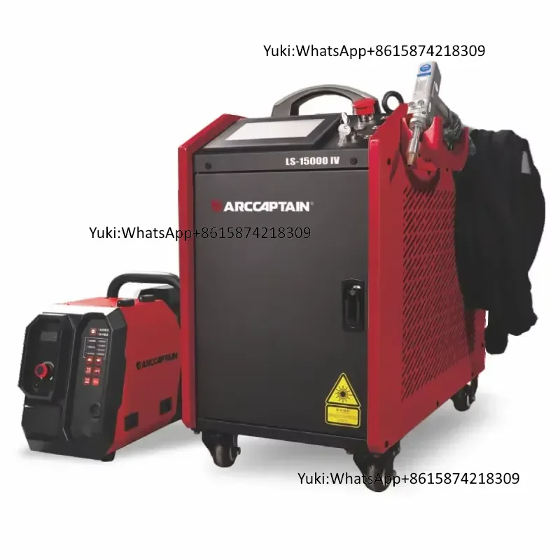 1500W Water Cooling Fiber Laser Welding Machine 3 in 1 Handheld Laser Welder Cleaner for Metal