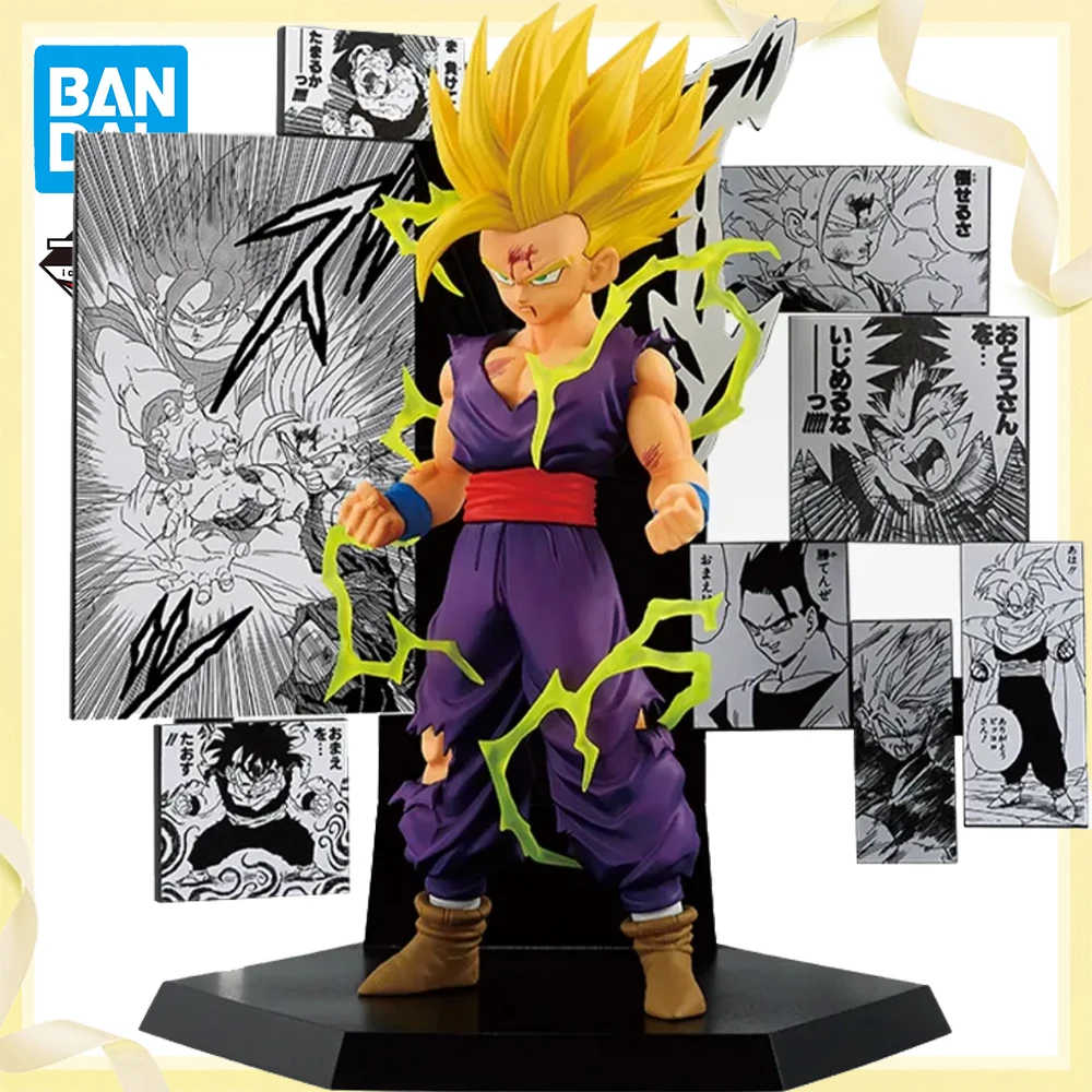 

100% Original Genuine Bandai Spirits Ichiban Kuji Son Gohan SSJ2(C Prize)Anime Figure Model Decoration Character Collection Toy