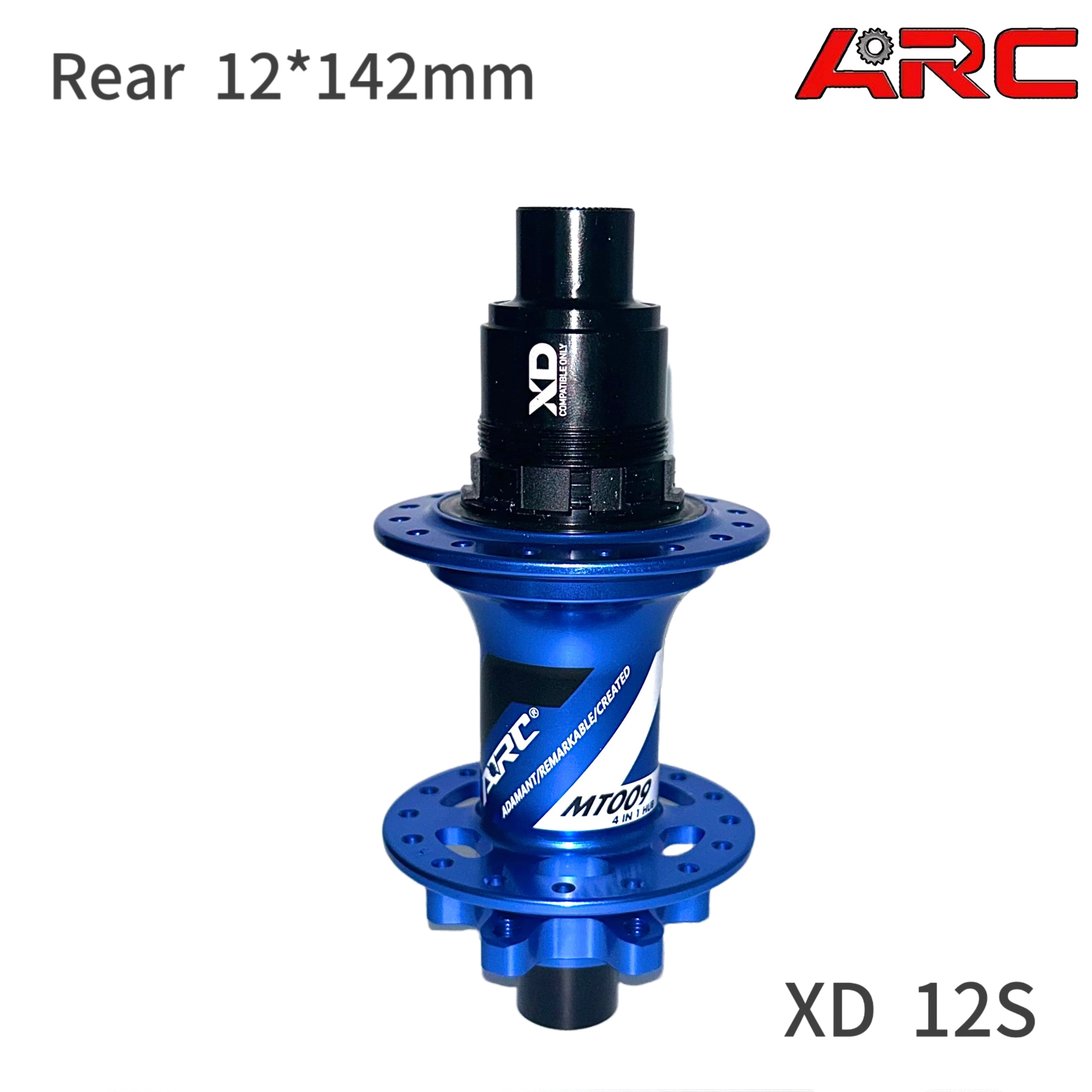 

ARC MT009 4 IN 1 6 Pawls Hub 15x100 12x142 HG/MS/XD Blue 32 Holes Thru-Axle Aluminum Alloy 6 Bearings Disc Brake MTB Hub