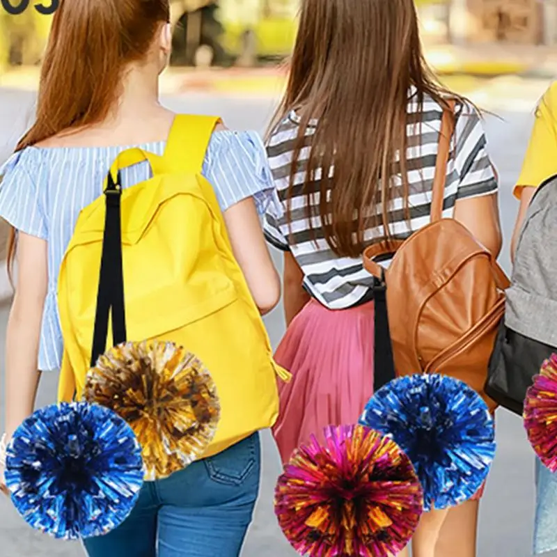 Cheer Accessories For Girls Nylon Cheer Bag Accessories Safe Cheer Gear Pom Holder Portable Bow Organizer For Children Girls