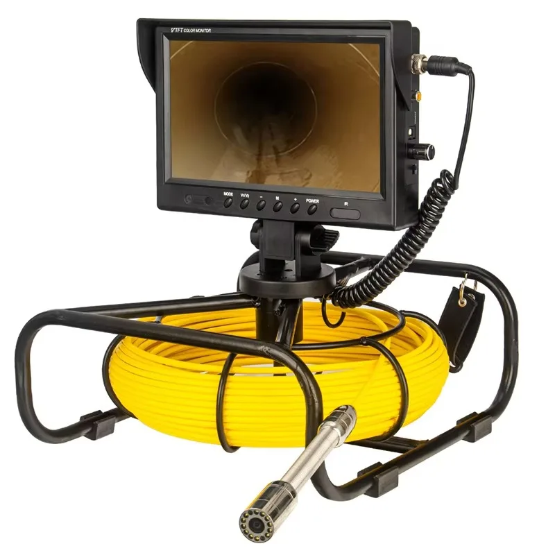 Flexible Camera Wide-Angel Customized Logo Oem Odm Borescope Endoscope Cameras Water Pipe Inspection Camera Sewer Drain