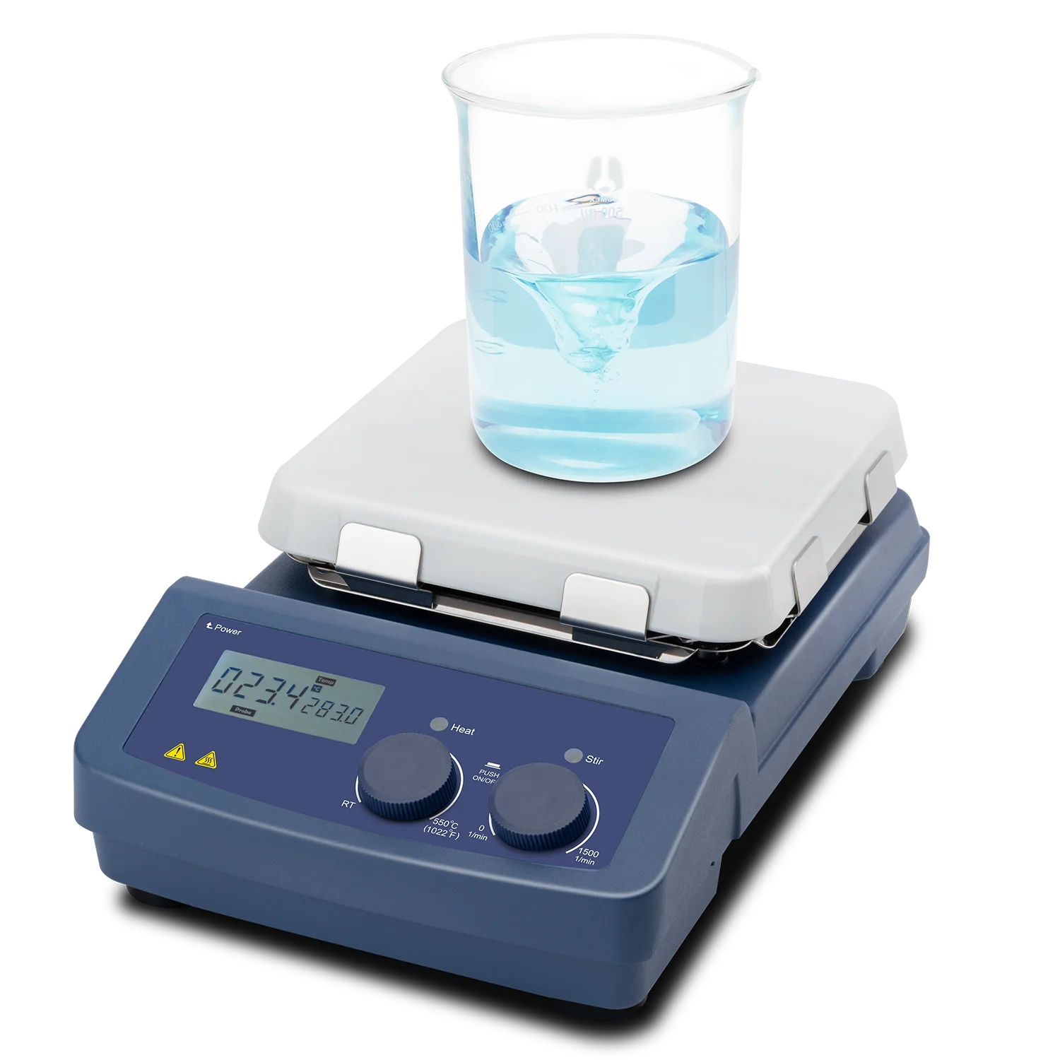 Laboao LCD CNC Aquecimento Agitador magnético de placa quadrada de 7 polegadas Agitador magnético de controle digital