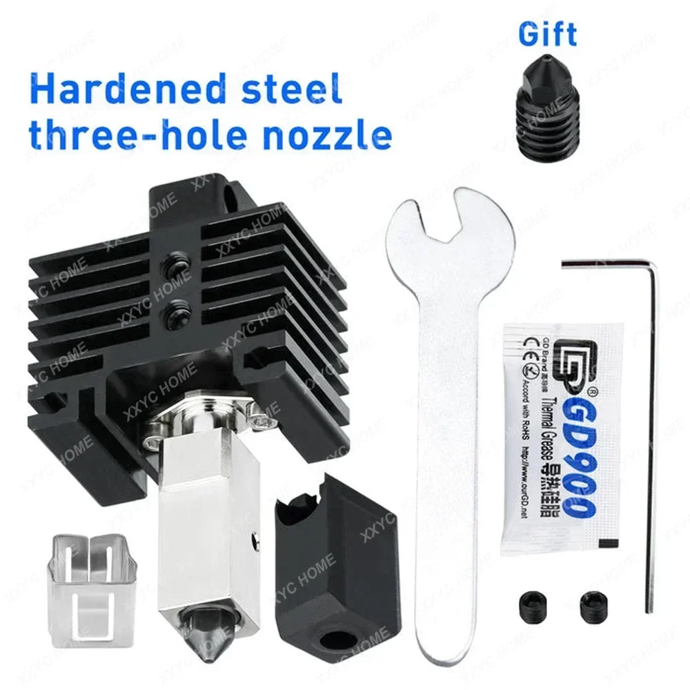 Trianglelab TZ 2.0 Hotend For Bambu Lab X1 P1P TZ Modular Printhead Assembly Hardened Steel Nozzle Extruder Kit VORON 3D Printer