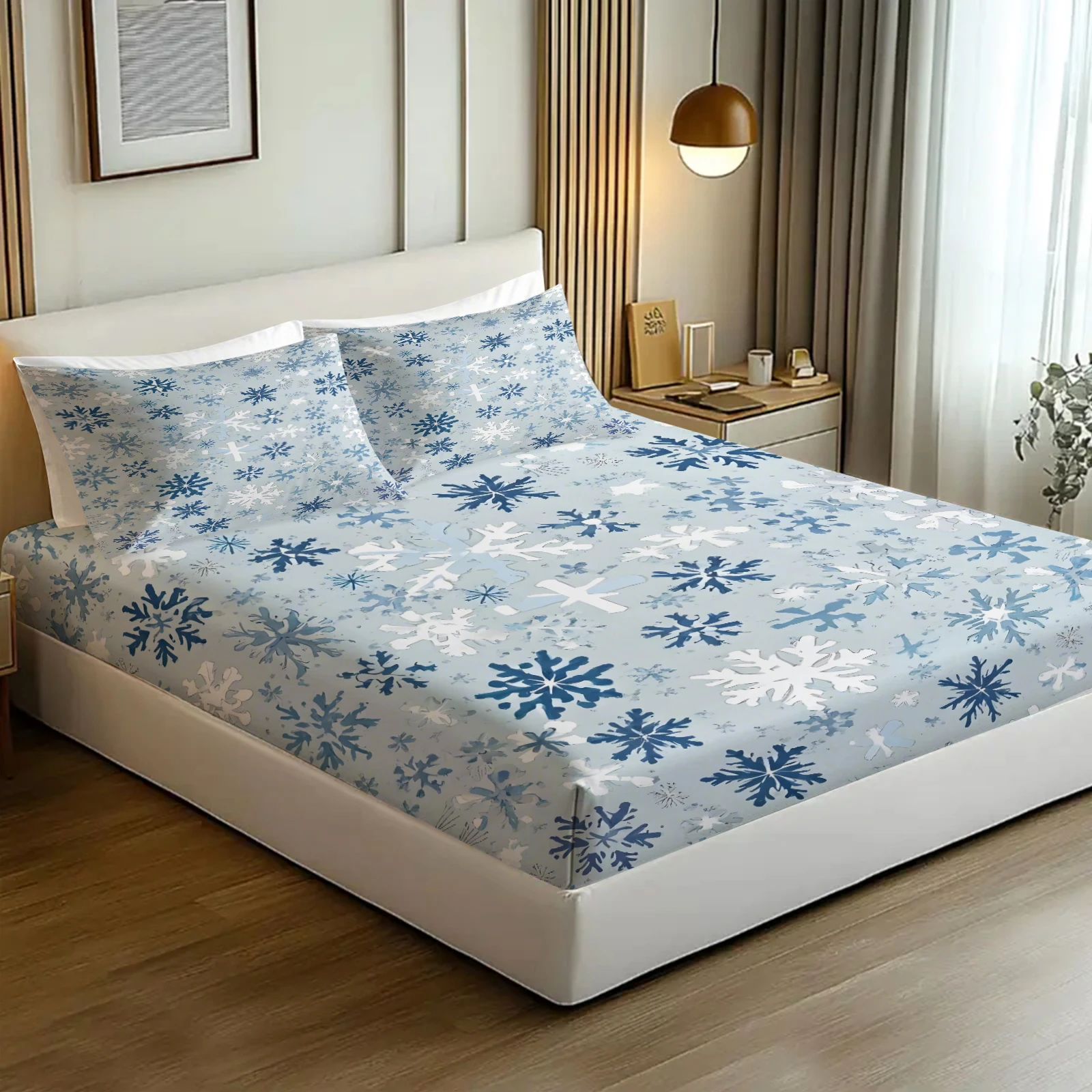 Ensemble de draps-housses impr - Fitted Bed Sheets Deep Pocket avis et prix