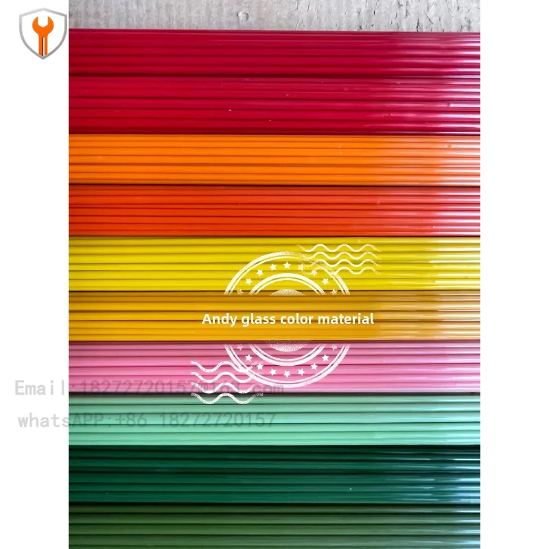 Indian red glass rod high borosilicate lamp worker glass rod length 48CM diameter 5-7mm 1KG one piece