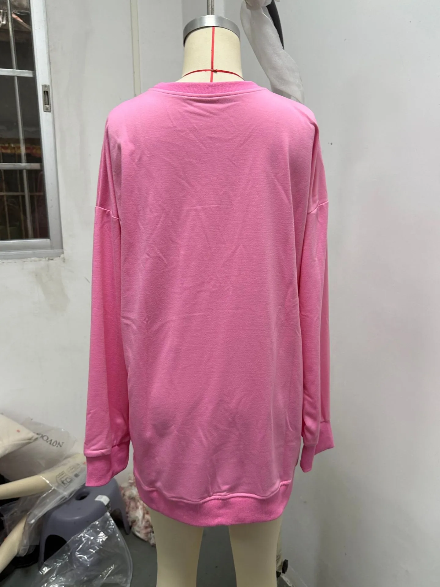 Style Pullover Hoodie Regular Fit Commute Style with Round Neck Asymmetrical No Hood Standard Length Single Women Sweatshirt