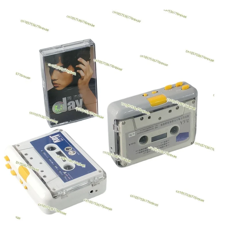 Retro Stereo Cassette Player  Walkman Cassette Tape Music Audio Auto Reverse USB Powered