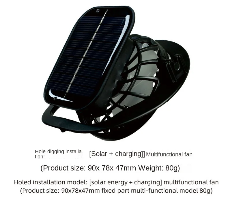 Heißer Verkauf Hut Kappe Männer Solar Lade ventilator Fischer Mehrzweck abnehmbare Outdoor-Krempe Angeln Bergsteigen Schatten groß m17