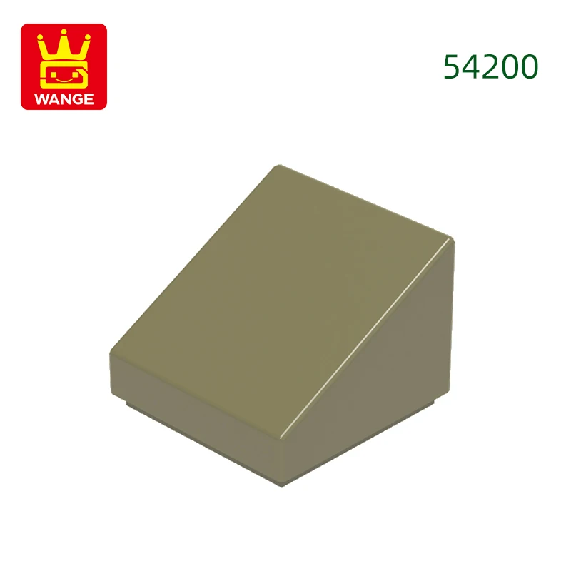 Wange 543 stks/partij 54200 1x1 Helling Bouwstenen Geneigd Panel Bricks DIY Compatibel met alle Merk Speelgoed voor Kinderen Geschenkdoos
