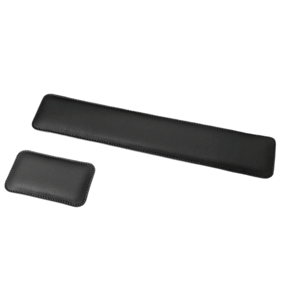 Durable Portable Leather Mouse Pad Leather Large Keyboard Wrist Pad Non-slip Double-sided Computer Keyboard Desk Pad Game Player