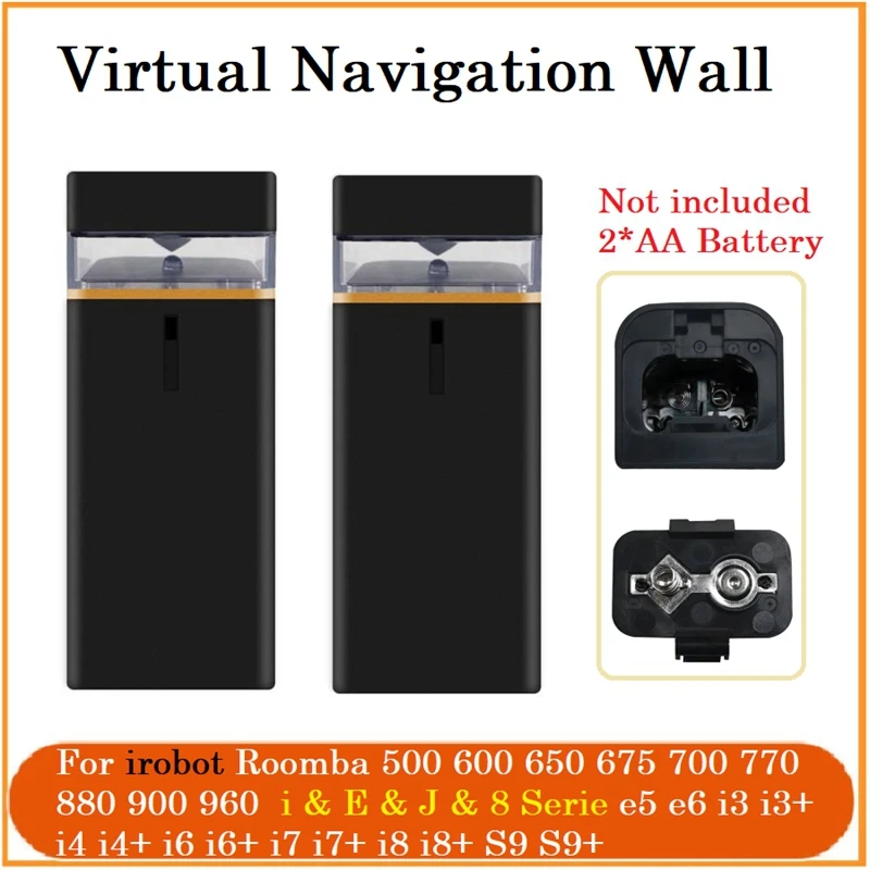 

For Irobot Roomba 500 600 650 675 700 770 880 900 960 E5 I3 I7 Serie Dual Mode Virtual Barrier Virtual Navigation Wall