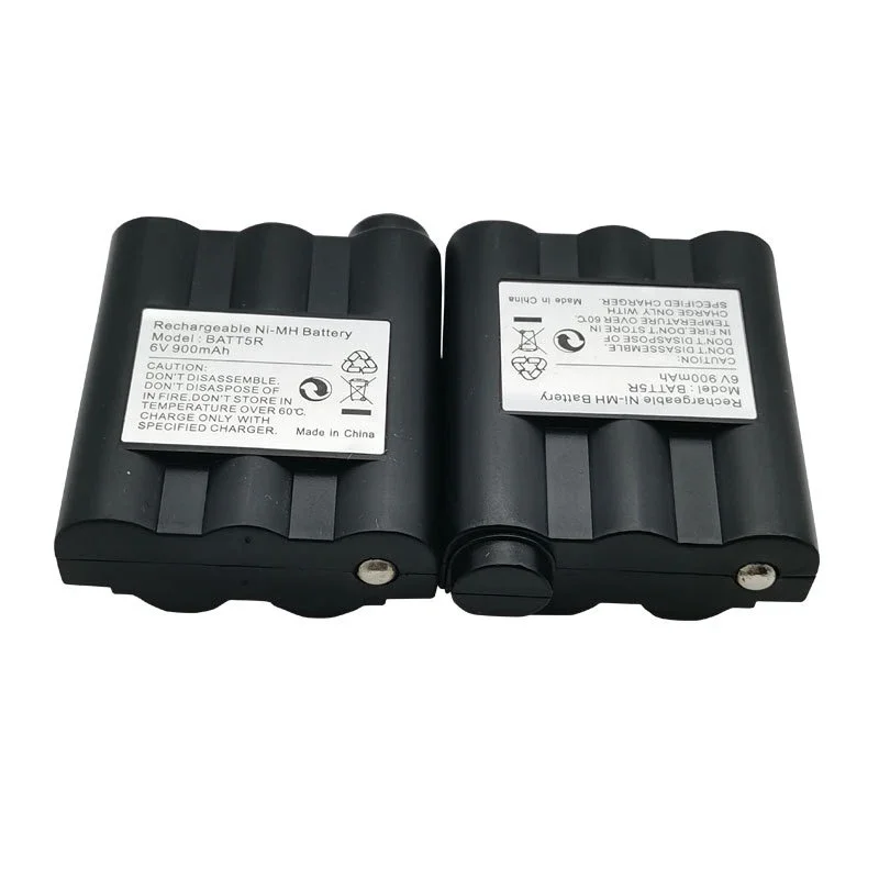 New 6V 900mAh BATT5R AVP7 Battery for Walkie Talkie GXT400 GXT1000 GXT1050 GXT850 GXT860 GXT900 GXT950 Rechargeable Battery