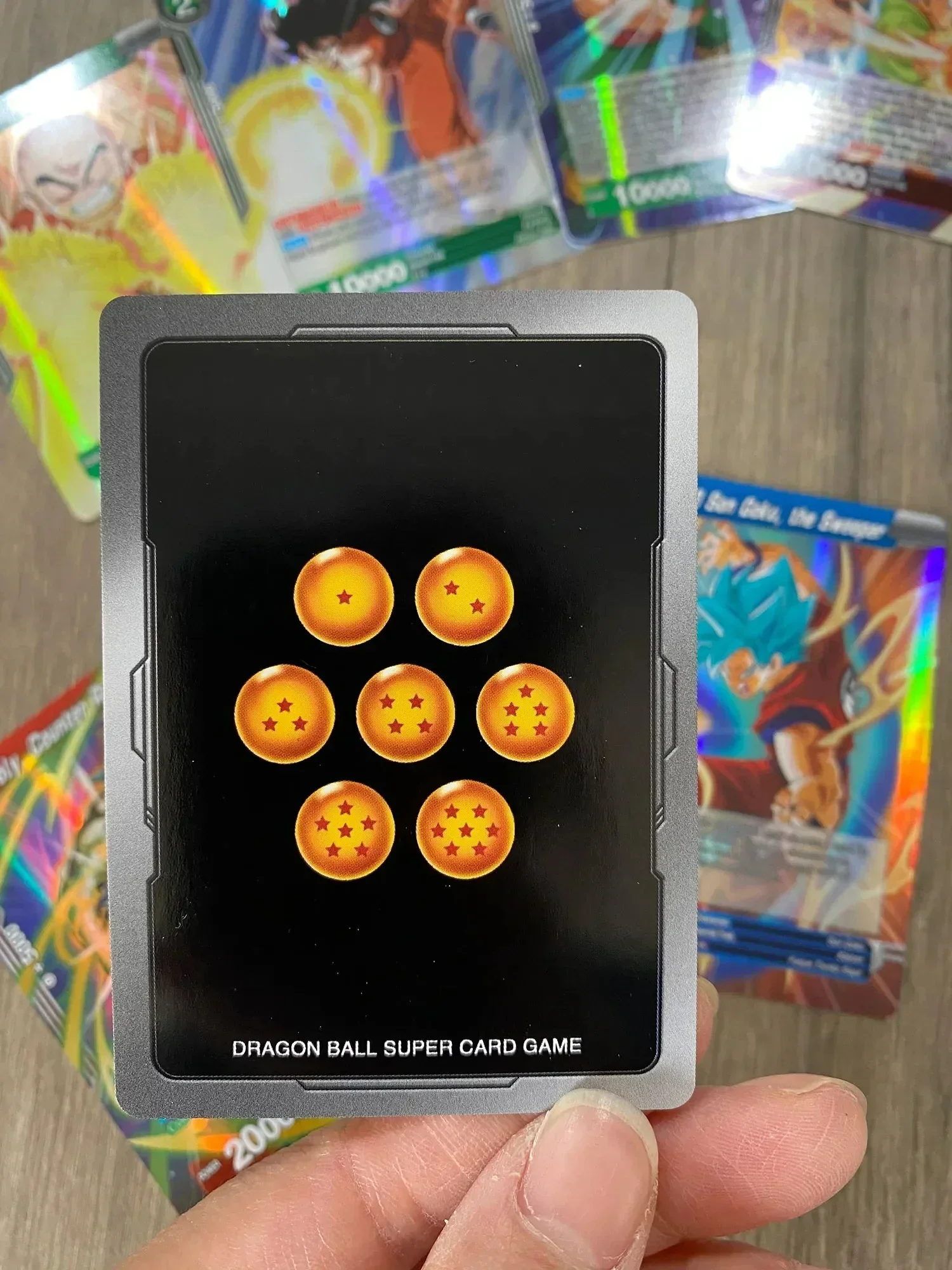 بطاقات دراغون بول باللغة الإنجليزية لامعة سون جوكو سايان فيغيتا جمع بطاقة أنيمي معركة كارت للأطفال هدية لعبة ~