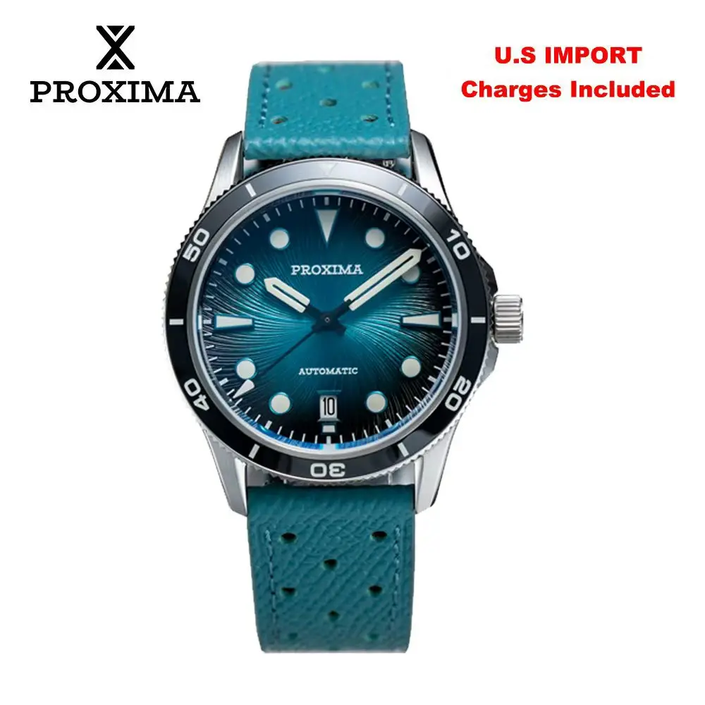 Proxima PX1752 Mechanical Men's Watch 9015 Movement Oil Pressure Business Luxury Men Watches Sapphire Glass 10Bar