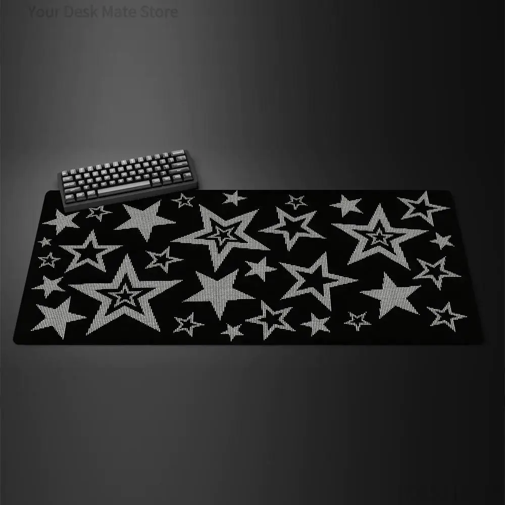 

Pixel Stars Mouse Pad X Computer Accessories Office Game Table Mats Rubber Anti-slip Gaming Keyboard Mousepads Desk Pads