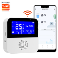 Tuya Smart WIFI Temperature and Humidity Sensor with Backlight LCD Display Indoor Thermometer Hygrometer Meter Support Alexa