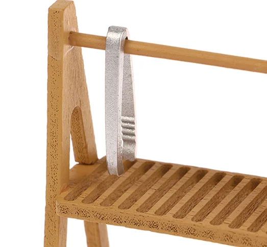 【BBS】1Set 1:12 Poppenhuis Miniatuur Broodrek Taart Plank Opbergdoos/Mand W/Bakclip Scène Decor Poppenhuis Accessoires