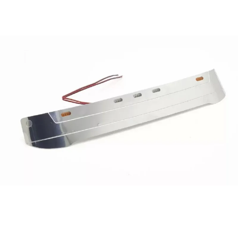 Metal Sun Visor Light Front Decor For 1/14 Scale Tamiya RC Truck Trailer For Volvo F16 56360 Car DIY Model RC Accessories