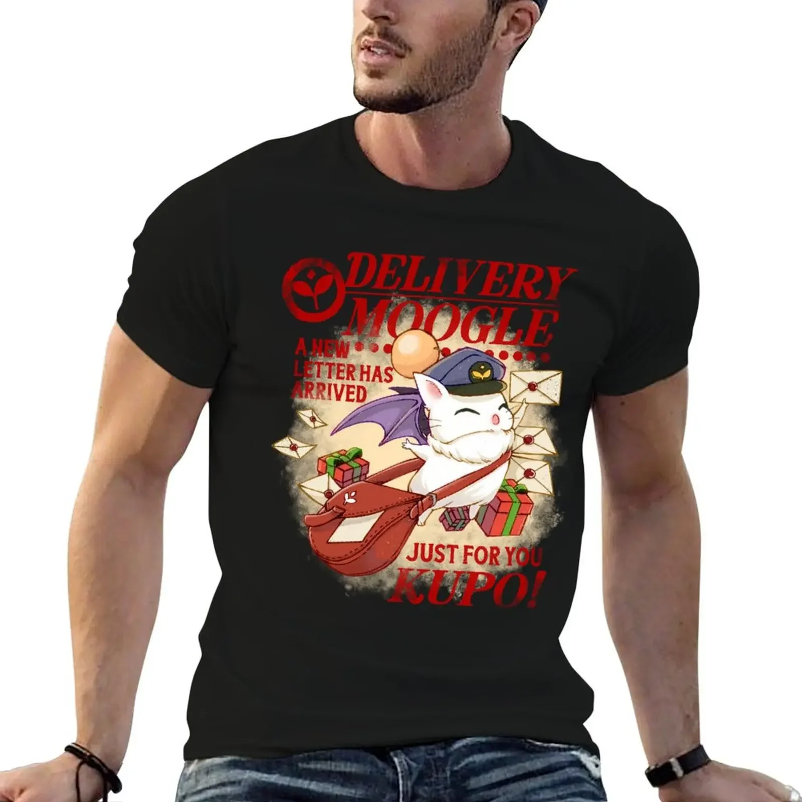 

Delivery Moogle T-Shirt summer tops custom shirt mens funny t shirts