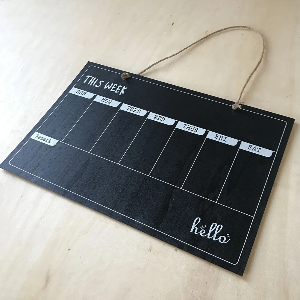 سبورة خشبية معلقة من جانب واحد، لوحة رسائل تقويمية قابلة لإعادة الاستخدام، سبورة عيد الميلاد وحفلات الزفاف والمقهى