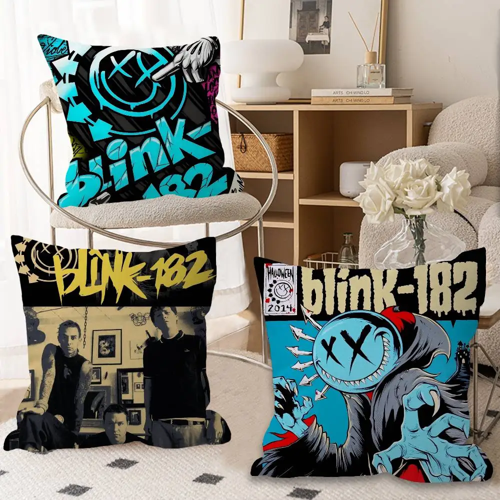 B-Blinks 182 Rock Band Cushion Cover Decorative Pillow Sofa Home Decor case pillow cases