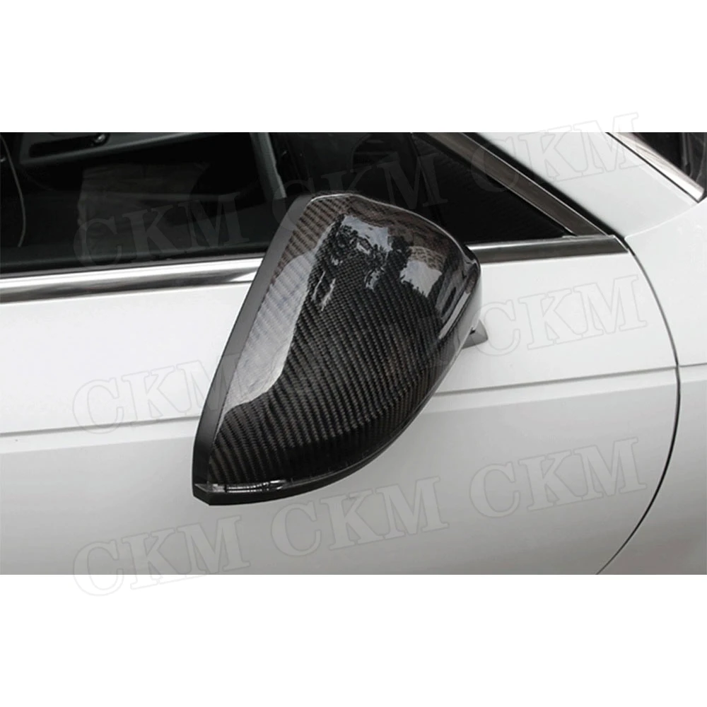 

Carbon Fiber RearView Mirror Cover Caps for Audi A4 S4 RS4 B9 A5 S5 RS5 2016 2017 2018 2019 Replacement Style Caps