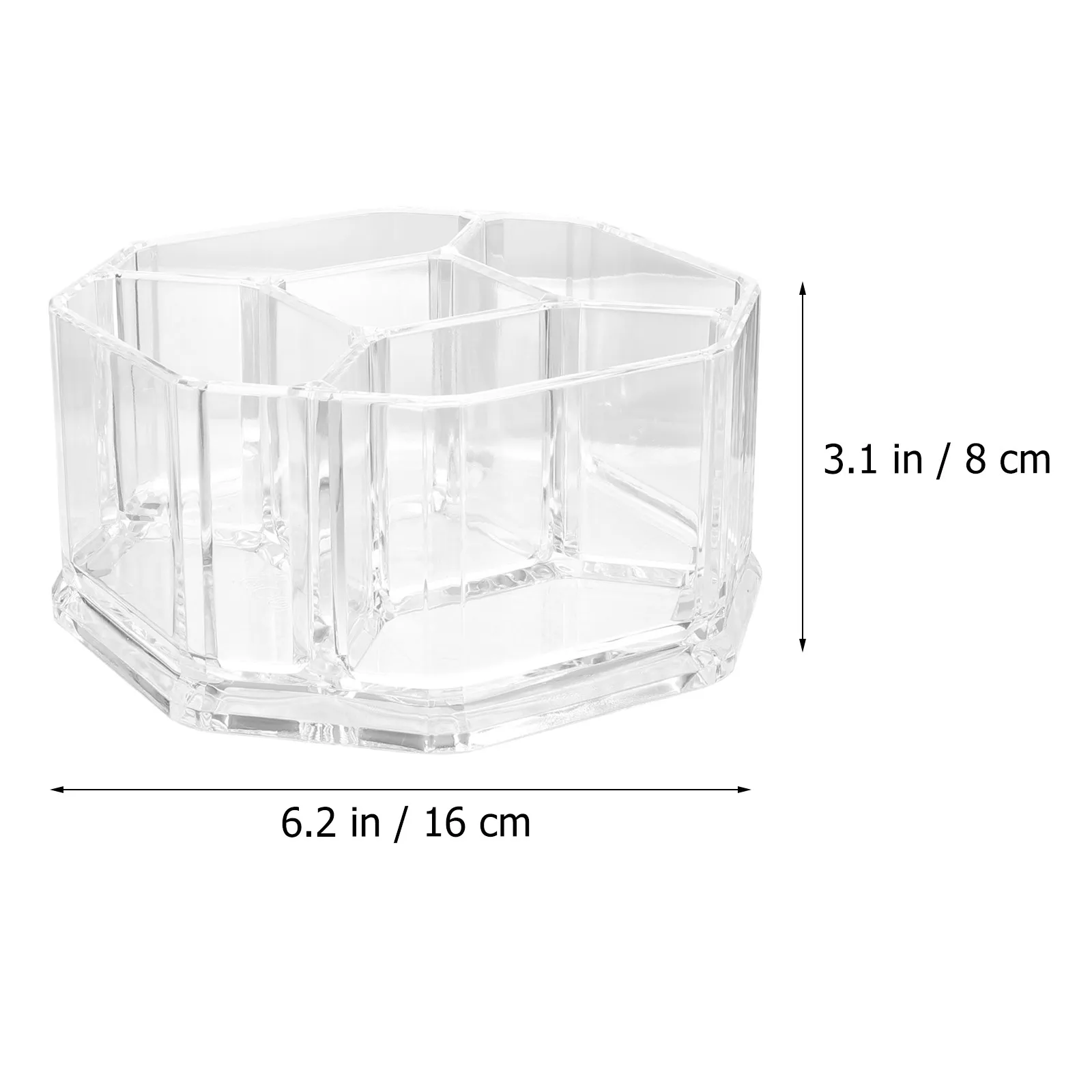 1Pcs Transparent Acrylic Storage Box for Tea Bags Sugar Coffee Candy Organizing Desktop Decoration Home Cafe Restaurant Sundries