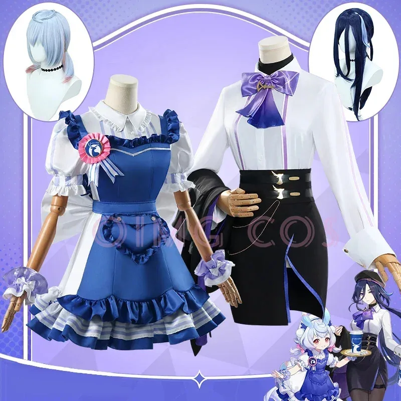 

Genshin Impact Sigewinne Cosplay Costume Clorinde Carnival Uniform Halloween Party Costumes Anime Women Masquerade Game