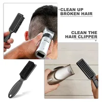 Soft Hair Cleaning Brush Set Barber Neck Duster with Plastic Handle Hairdressing Carving Shape Head Cleaning Tool 5