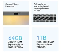 16 Inch Laptop Intel Core I5-1240P CPU 2.5K IPS Display Windows 11 Notebook Portable Business Laptop 16GB RAM 512GB/ 1TB ROM For Student, Business, USA Local Shipping 5