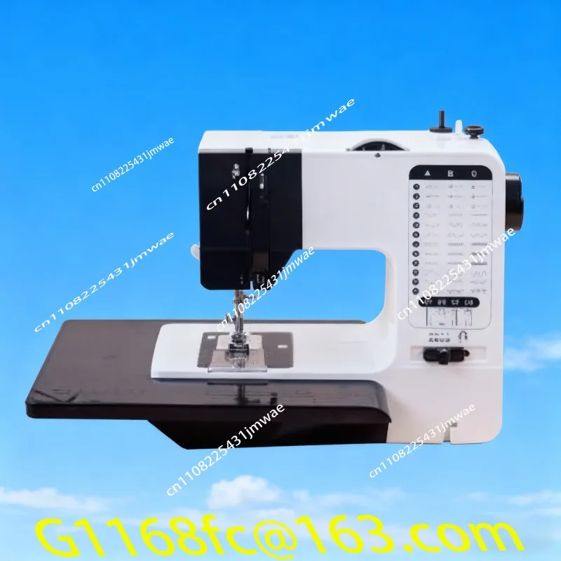 Sewing Machine Portable Presser Foot Overlock Knitting Start Button Electrec With Pedal Table
