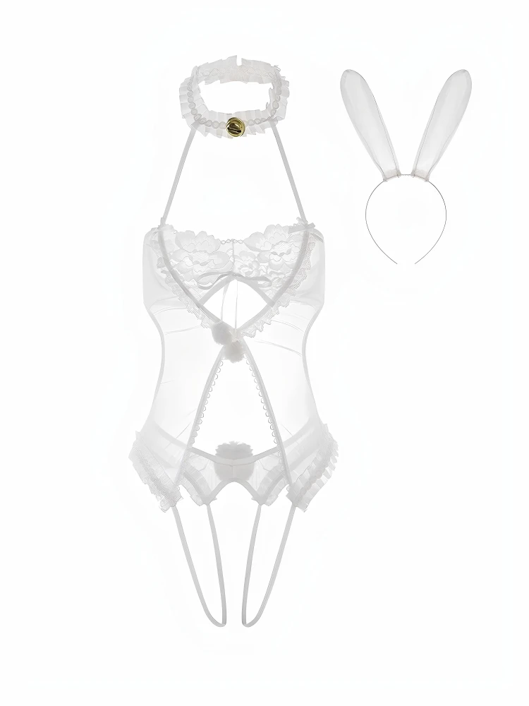 Oryginalny Projekt Seksowny Czysta Urok Elegancki Biały Strój z Nakryciem Głowy, Jednoczęściowy Kombinezon z Paskiem, Do Pracy, Wysoki Stan, Krótkie Spodenki