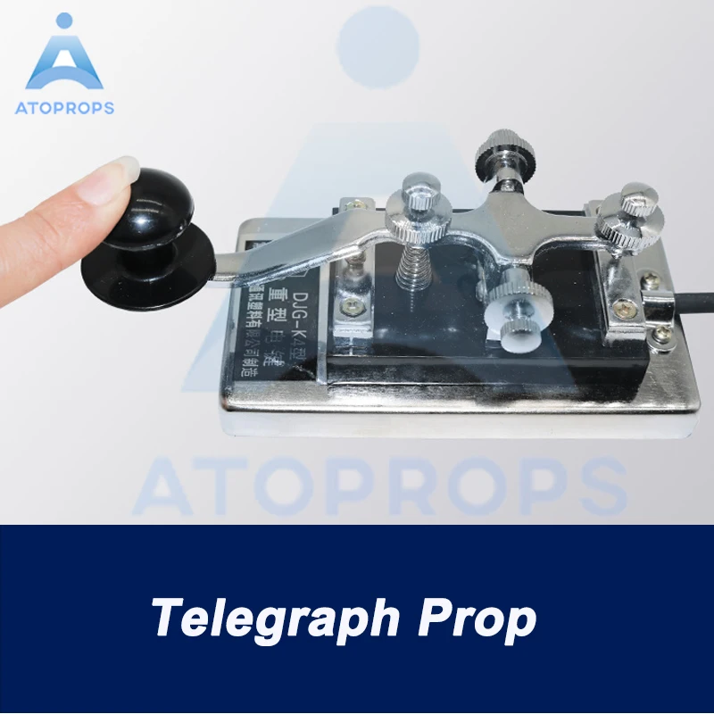 

escape room Telegraph Keyboard Prop use the telegraph keyboard to input the correct password to unlock escape game ATOPROPS