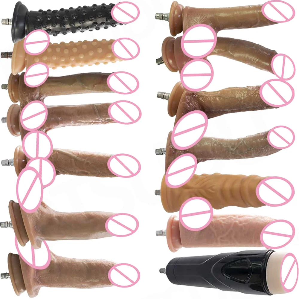 Dildo-Sex Machine Vacuum U-shaped Lock Accessory Toy Suitable For Women/Men Thrust Realistic Dildo Sex Machine Gun Sensory Toy