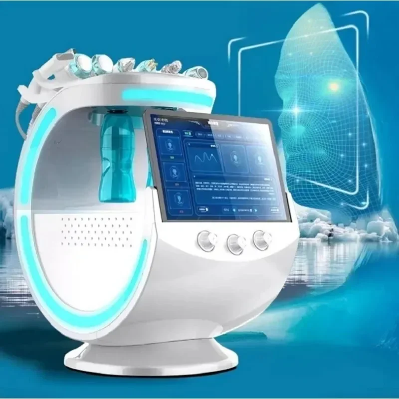 Zuurstof Dermabrasie Machine Intelligente Diagnose Huid Reiniging Hydra Microdermabrasie Gezichtsmachine Aqua Peel Rimpel Verwijderen