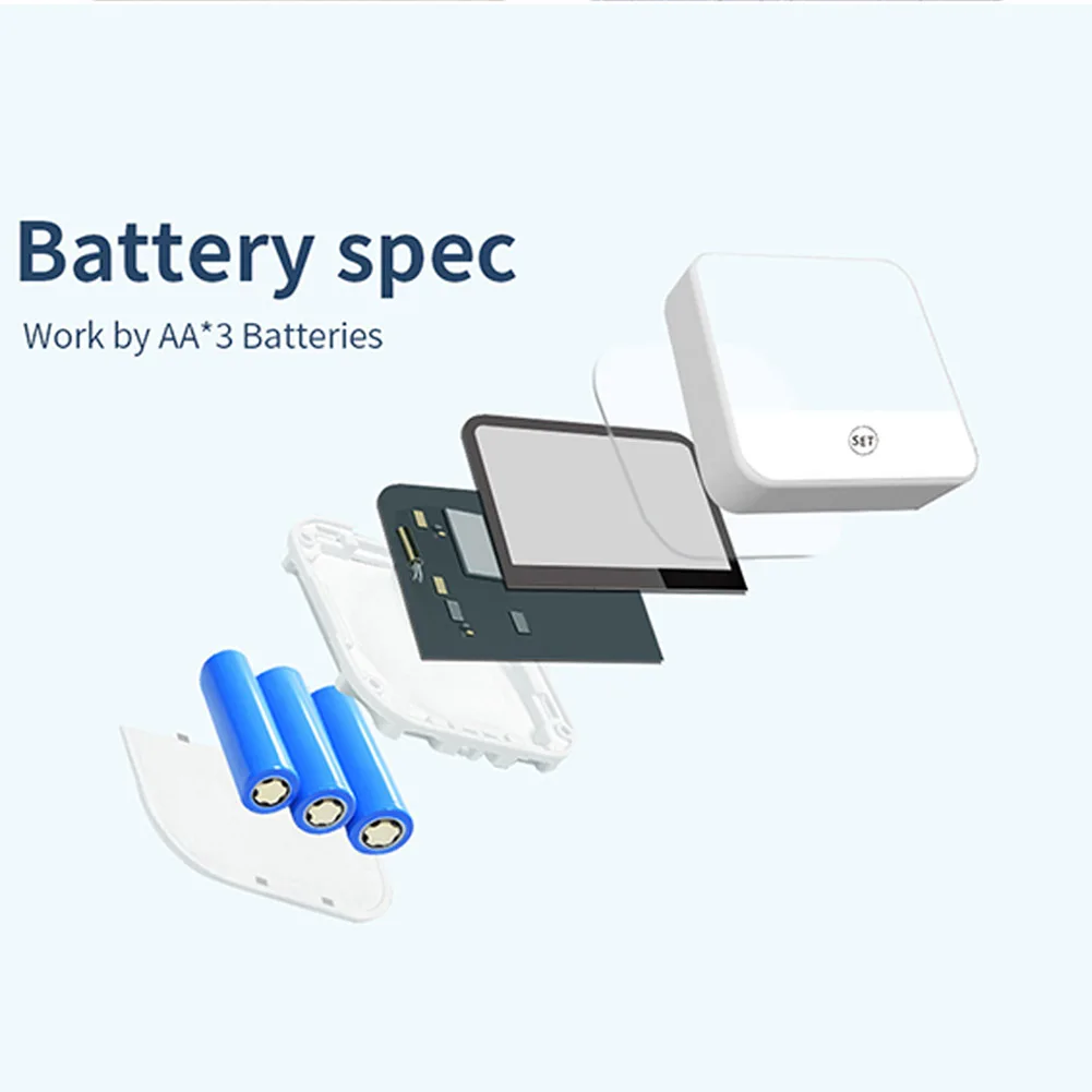 Smart WiFi Hygrometer Thermometer with App Notification Alert Digital Indoor Thermometer Hygrometer for Home Greenhouse