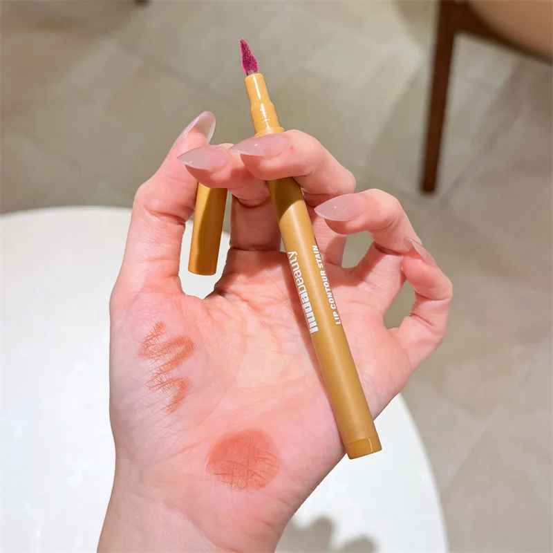 Huda Beauty Lip Contour Lip Stain Wear Matte Lipliner Pencil Tint Lipstick Long Lasting Non-stick Cup Moisturising Liner Makeup - view 6